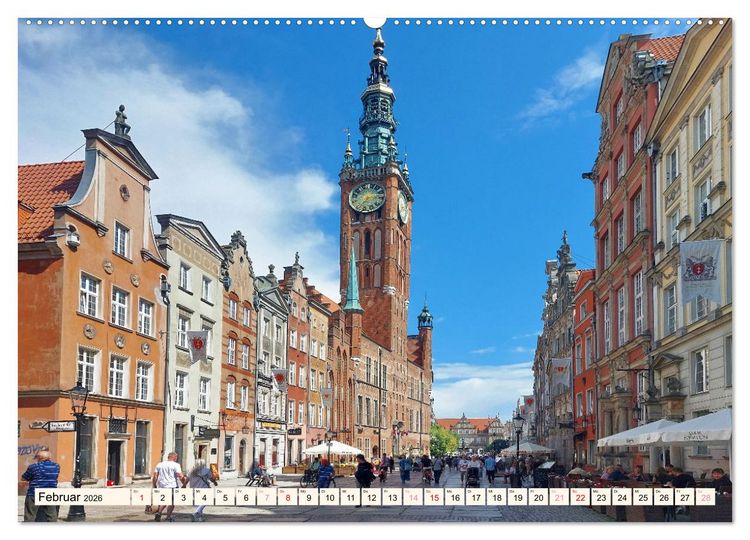 Produktbild: Zoppot und Danzig (Wandkalender 2026 DIN A2 quer), CALVENDO Monatskalender