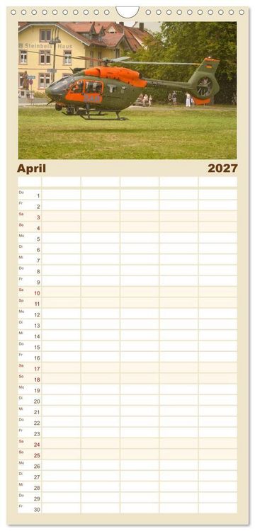 Produktbild: Familienplaner 2027 - Wo Kraft schwebt und Pr&auml;zision fliegt mit 5 Spalten (Wandkalender, 21 x 45 cm) CALVENDO