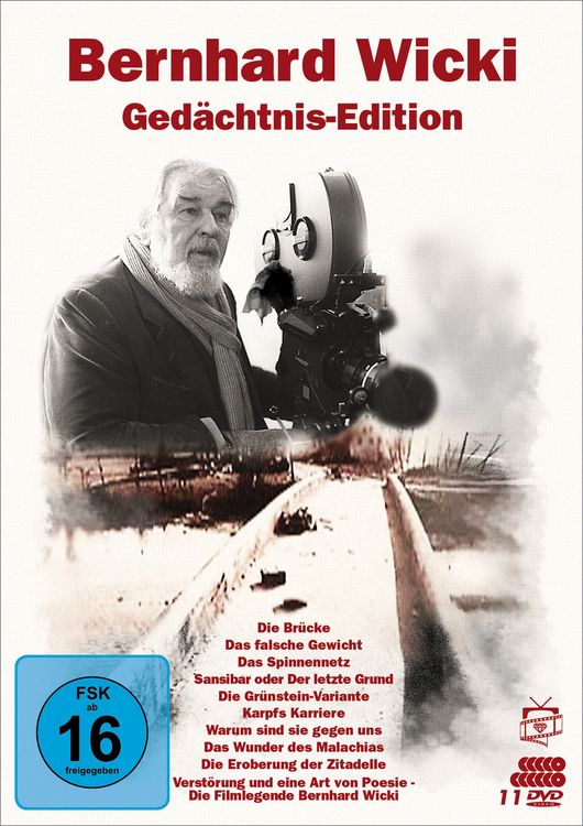 Produktbild: Bernhard Wicki - Ged&auml;chtnis-Edition (Filmjuwelen) [11 DVDs]