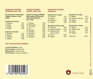 Produktbild: GEMINIANI: Cello Sonatas