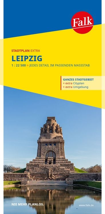 Produktbild: Falk Stadtplan Extra Leipzig 1:22.500