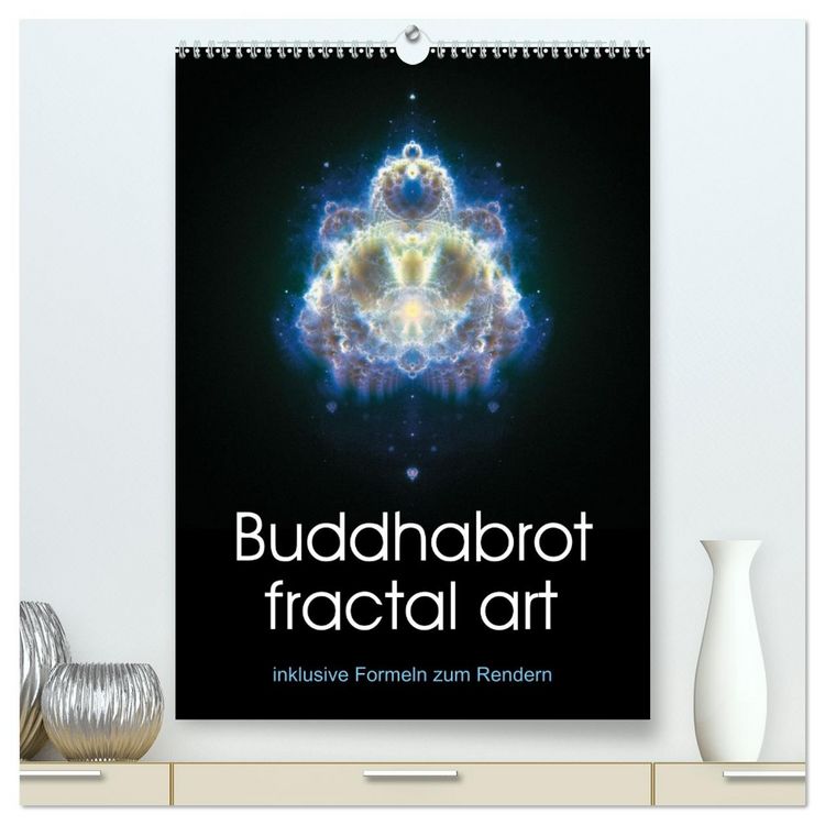 Produktbild: Buddhabrot fractal art (hochwertiger Premium Wandkalender 2027 DIN A2 hoch), Kunstdruck in Hochglanz