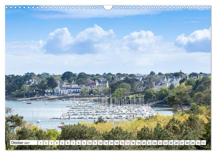 Produktbild: Hausbooturlaub Frankreich - Bretagne (Wandkalender 2027 DIN A3 quer), CALVENDO Monatskalender