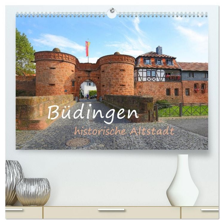 Produktbild: B&uuml;dingen - historische Stadt (hochwertiger Premium Wandkalender 2026 DIN A2 quer), Kunstdruck in Hochglanz