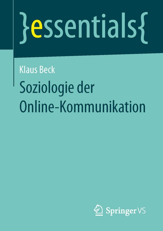 Produktbild: Soziologie der Online-Kommunikation