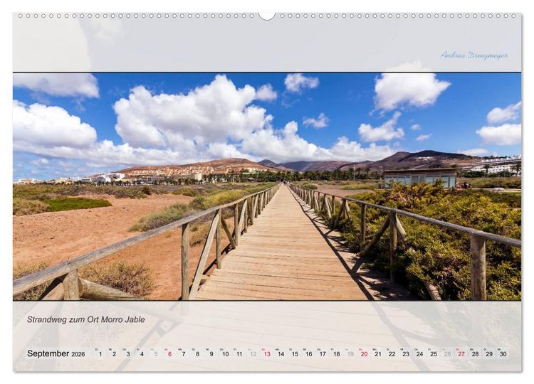 Produktbild: FUERTEVENTURA-PANORAMA (hochwertiger Premium Wandkalender 2026 DIN A2 quer), Kunstdruck in Hochglanz