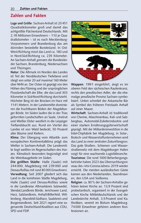 Produktbild: TRESCHER Reisef&uuml;hrer Sachsen-Anhalt