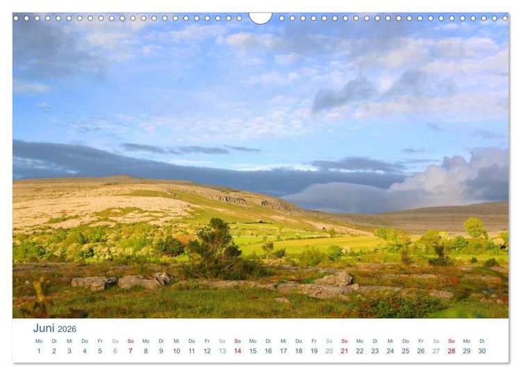 Produktbild: Irland 2026. Impressionen zwischen gr&uuml;nen H&uuml;geln und blauen K&uuml;sten (Wandkalender 2026 DIN A3 quer), CALVENDO Monatskalender