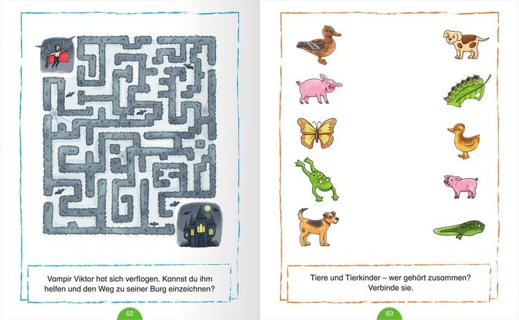 Produktbild: Mein cleveres Vorschulbuch - Logisches Denken und Konzentration