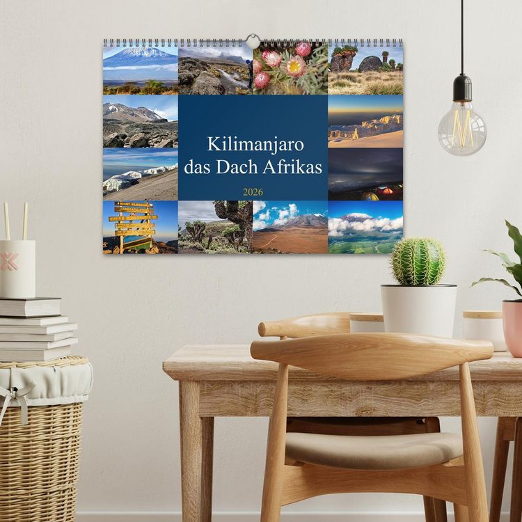 Produktbild: Kilimanjaro - das Dach Afrikas (Wandkalender 2026 DIN A3 quer), CALVENDO Monatskalender