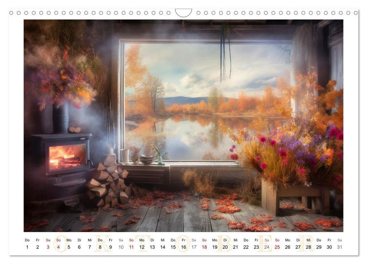 Produktbild: Fenstertr&auml;ume (Wandkalender 2026 DIN A3 quer), CALVENDO Monatskalender