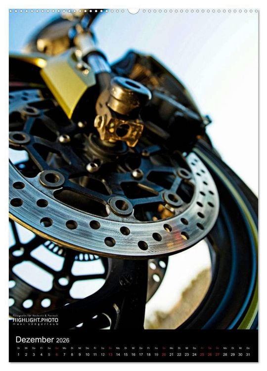 Produktbild: HONDA CB1000R (hochwertiger Premium Wandkalender 2026 DIN A2 hoch), Kunstdruck in Hochglanz
