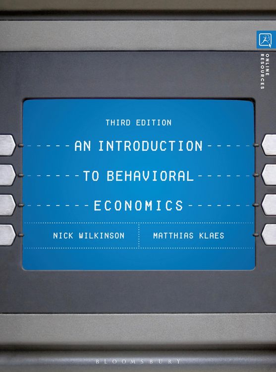 Produktbild: An Introduction to Behavioral Economics