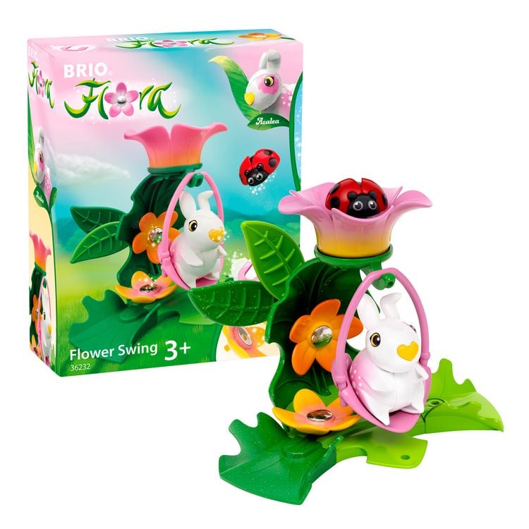 Produktbild: BRIO Flora - 36232 Azaleas Blumenschaukel | Spielset f&uuml;r endlosen fantasievollen Spielspa&szlig; f&uuml;r M&auml;dchen und Jungen ab 3 Jahren - wundersch&ouml;nes Geschenk