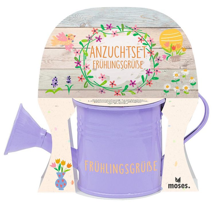 Produktbild: Anzuchtset Gie&szlig;kanne Fr&uuml;hlingsgr&uuml;&szlig;e