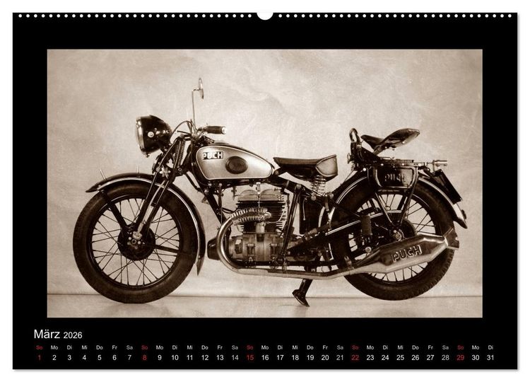 Produktbild: Motorrad Oldtimer aus &Ouml;sterreich (hochwertiger Premium Wandkalender 2026 DIN A2 quer), Kunstdruck in Hochglanz