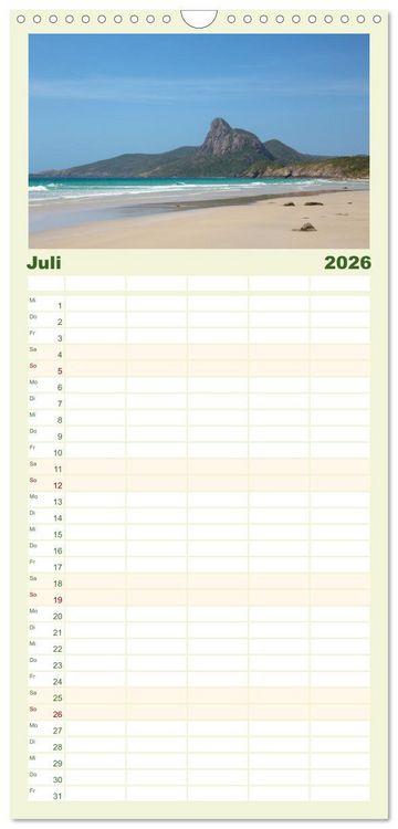 Produktbild: Familienplaner 2026 - S&uuml;dostasiens Natursch&auml;tze mit 5 Spalten (Wandkalender, 21 x 45 cm) CALVENDO