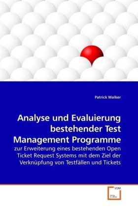 Produktbild: Walker, P: Analyse und Evaluierung bestehender Test Manageme
