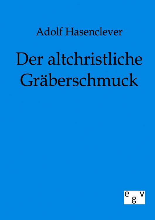 Produktbild: Der altchristliche Gr&auml;berschmuck