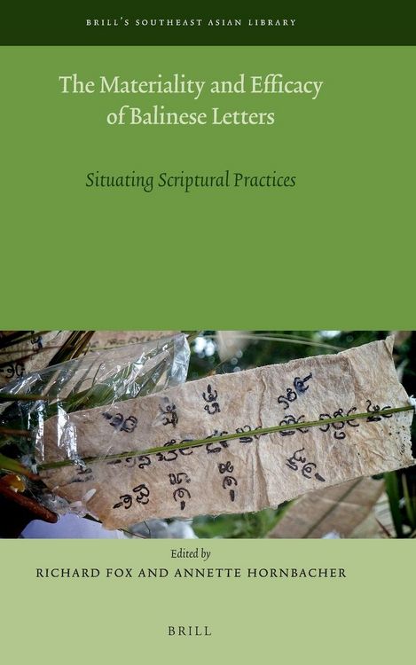 Produktbild: The Materiality and Efficacy of Balinese Letters