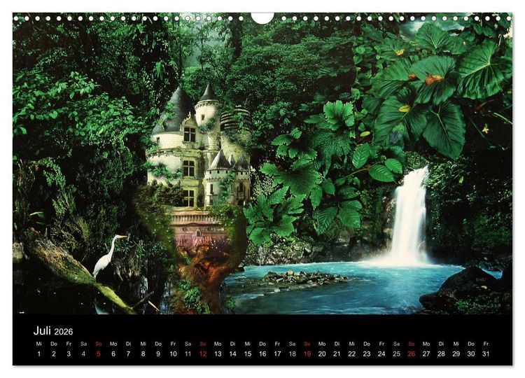 Produktbild: Zauberland (Wandkalender 2026 DIN A3 quer), CALVENDO Monatskalender