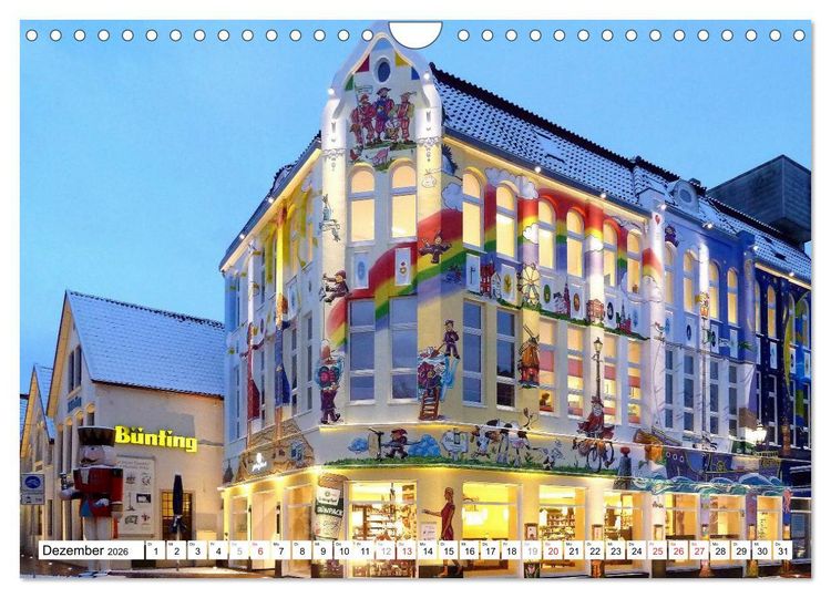 Produktbild: Leer - Ostfriesische Impressionen 2026 (Wandkalender 2026 DIN A4 quer), CALVENDO Monatskalender