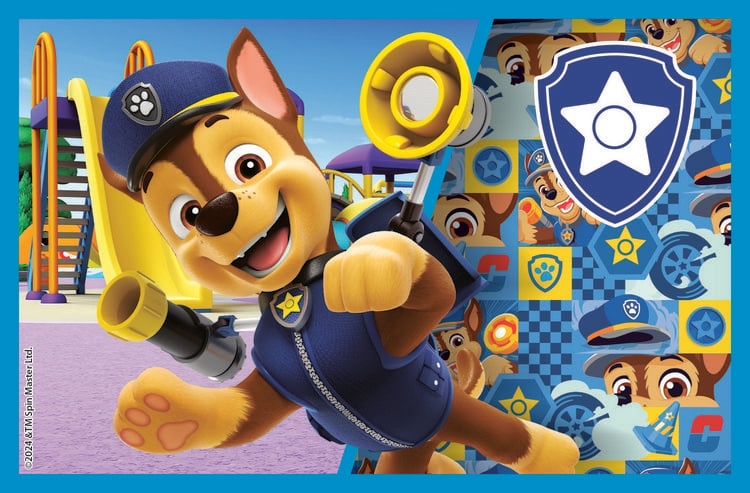 Produktbild: W&uuml;rfelpuzzle PAW PATROL 6 Teile