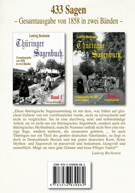 Produktbild: Th&uuml;ringer Sagenbuch / Th&uuml;ringer Sagenbuch - Band 2 (von 2)