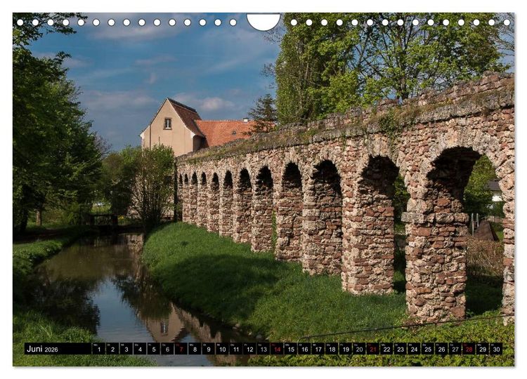 Produktbild: Schwetzinger Stadtansichten (Wandkalender 2026 DIN A4 quer), CALVENDO Monatskalender