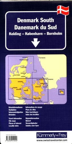 Produktbild: D&auml;nemark S&uuml;d Regionalkarte