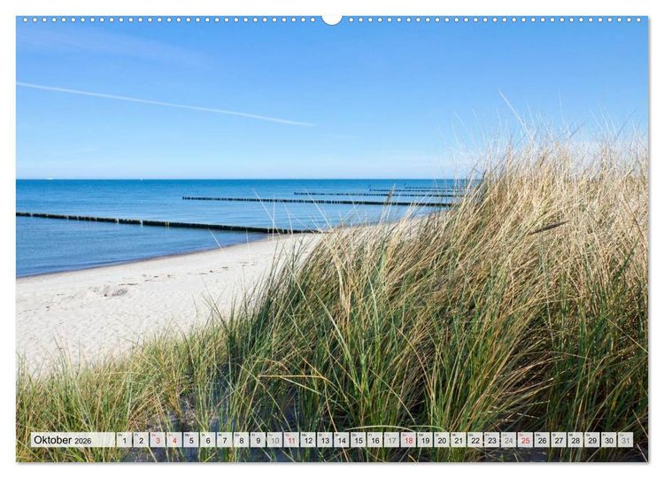 Produktbild: Sonne, Strand & Meer (Wandkalender 2026 DIN A2 quer), CALVENDO Monatskalender