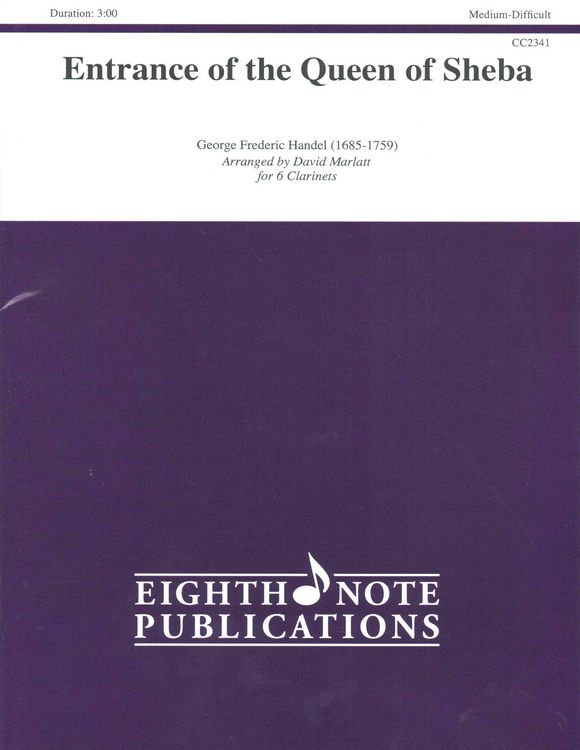Produktbild: Handel, G: Entrance of the Queen of Sheba