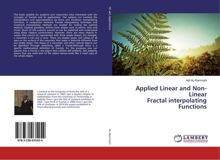 Produktbild: Applied Linear and Non-Linear Fractal interpolating Functions