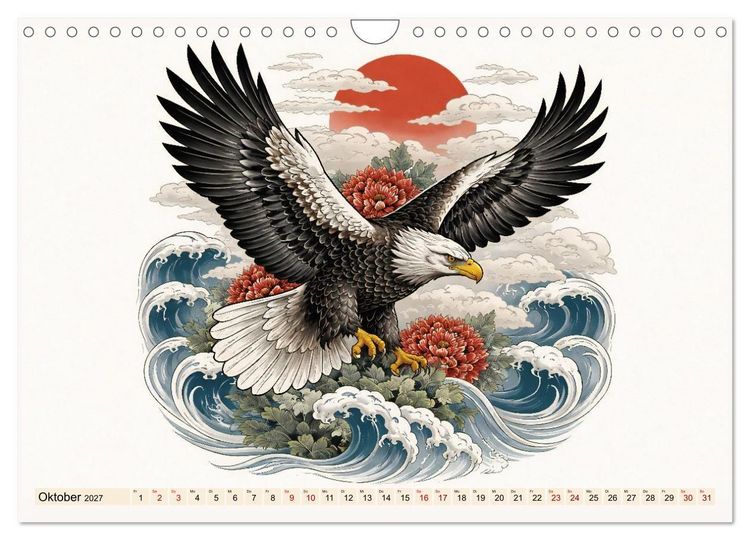 Produktbild: Ein Jahr voller fern&ouml;stlicher Magie (Wandkalender 2027 DIN A4 quer), CALVENDO Monatskalender