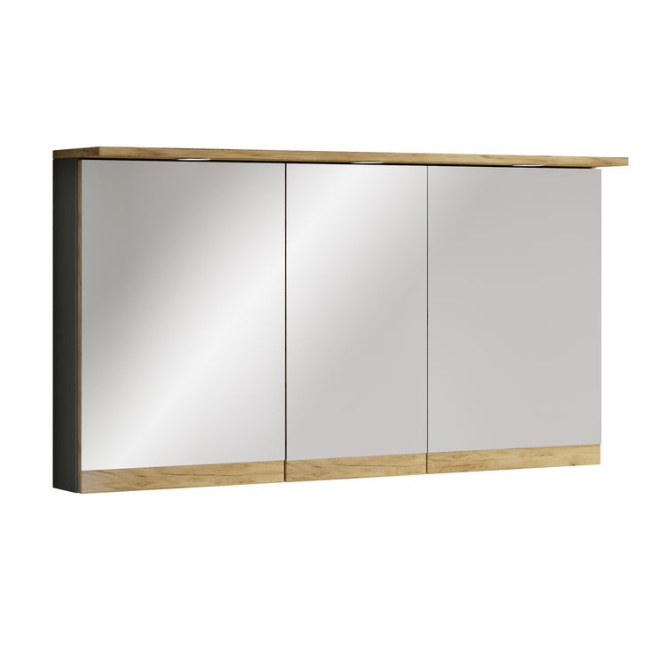Produktbild: LED Bad Spiegelschrank Steckdose 59x110x23 Cosila