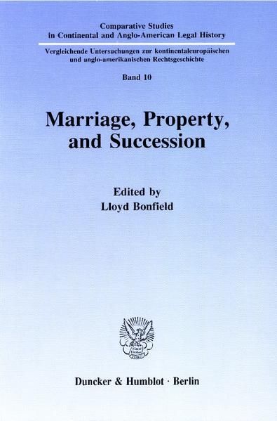 Produktbild: Marriage, Property and Succession.
