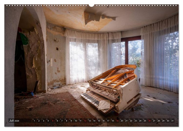 Produktbild: Faszination - Lost Places (hochwertiger Premium Wandkalender 2026 DIN A2 quer), Kunstdruck in Hochglanz