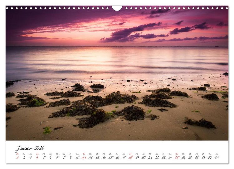 Produktbild: F&ouml;hrweh - Stimmungsvolle Nordsee Bilder (Wandkalender 2026 DIN A3 quer), CALVENDO Monatskalender