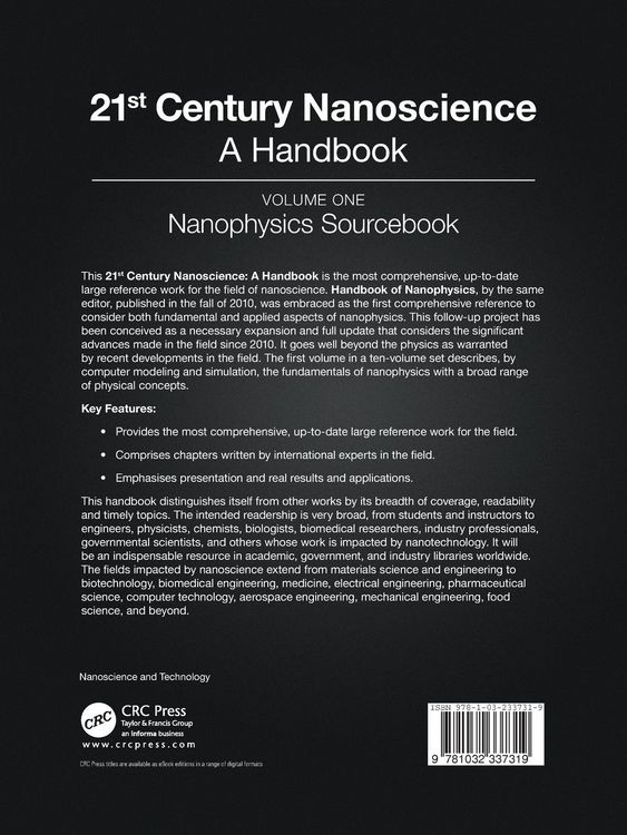 Produktbild: 21st Century Nanoscience - A Handbook