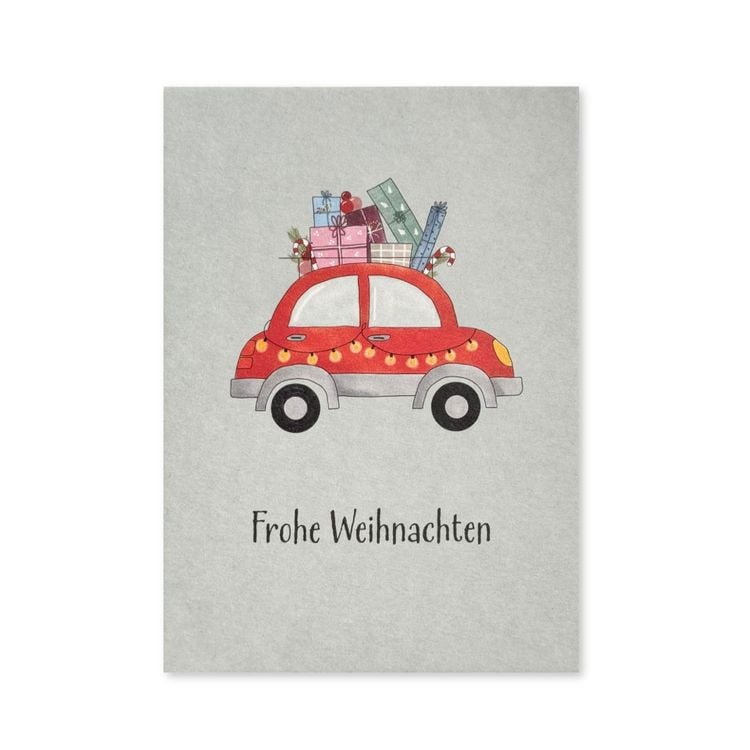 Produktbild: KEITCARDS Weihnachtskarten - handgezeichnete Postkarten, 6er Set
