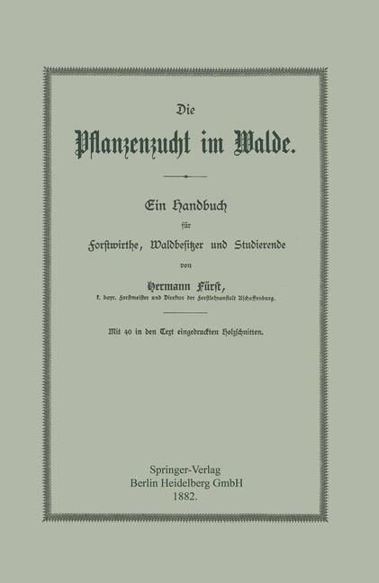Produktbild: Die Pflanzenzucht im Walde