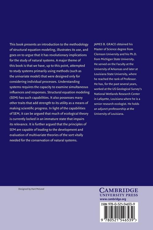Produktbild: Structural Equation Modeling and Natural Systems