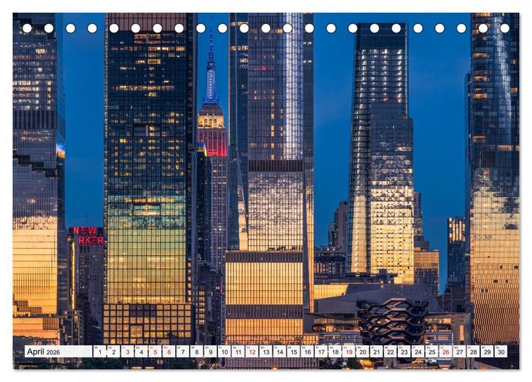 Produktbild: New York City - der besondere Blick auf Big Apple (Tischkalender 2026 DIN A5 quer), CALVENDO Monatskalender