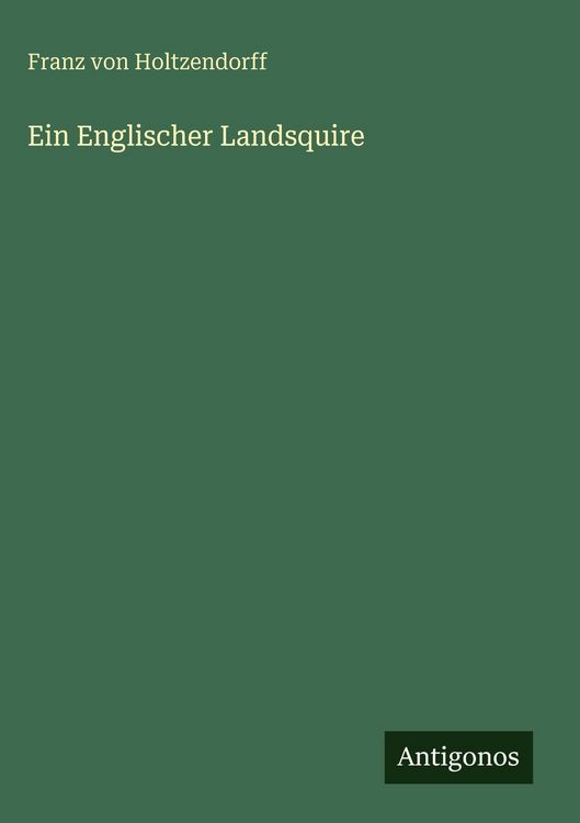 Produktbild: Ein Englischer Landsquire