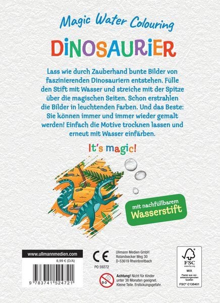 Produktbild: Magic Water Colouring - Dinosaurier