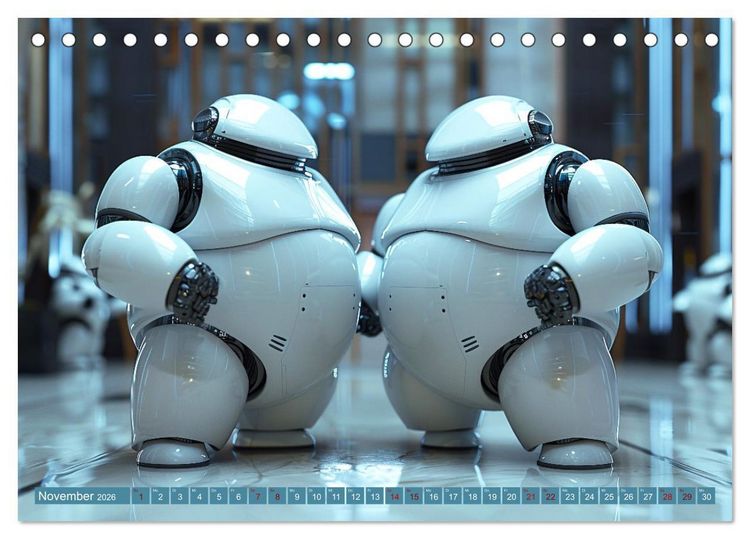 Produktbild: Neues aus dem Roboter Sport Club (Tischkalender 2026 DIN A5 quer), CALVENDO Monatskalender