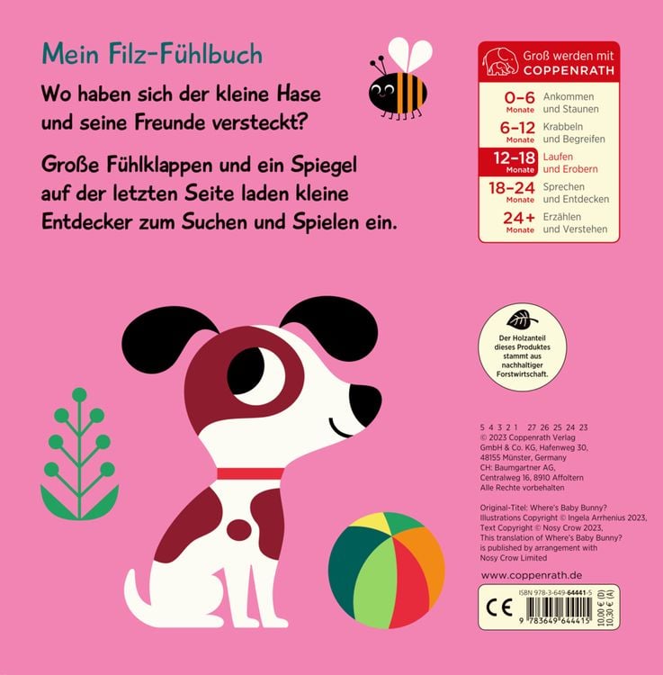Produktbild: Mein Filz-Fühlbuch: Kuckuck, kleiner Hase!