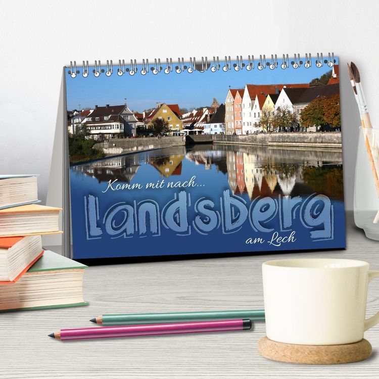 Produktbild: Komm mit nach Landsberg am Lech (Tischkalender 2026 DIN A5 quer), CALVENDO Monatskalender