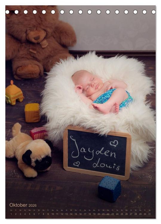 Produktbild: Babys - Die Liebe des Lebens (Tischkalender 2026 DIN A5 hoch), CALVENDO Monatskalender