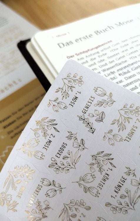 Produktbild: Bibel-Griffregister mit Folienpr&auml;gung